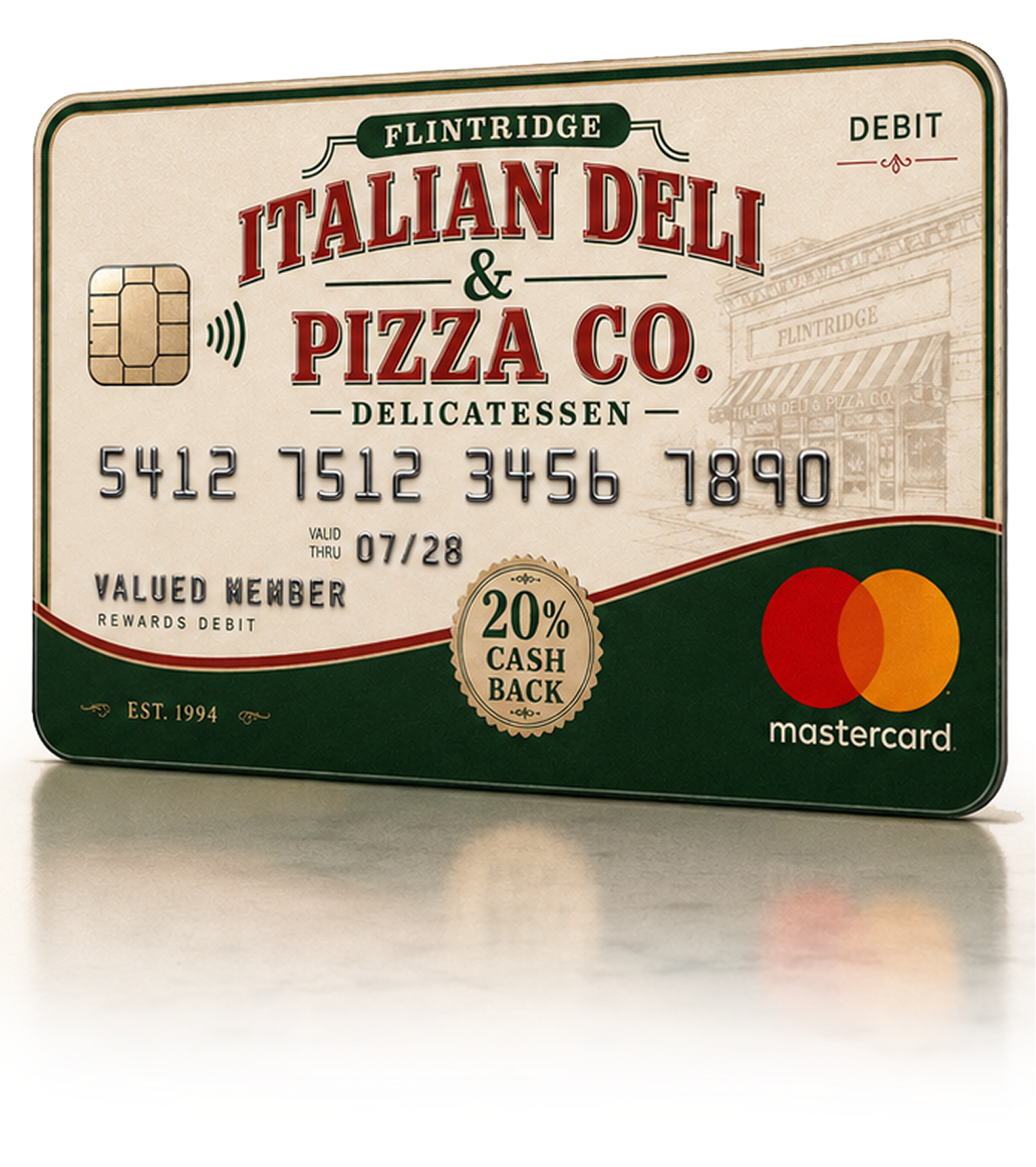 Flintridge Italian Deli & Pizza Co. membership Mastercard